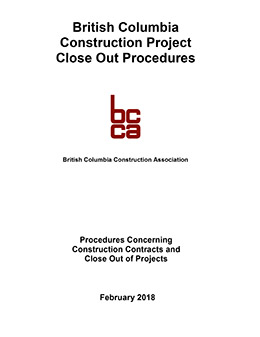 BCCA BC Close Out Procedures