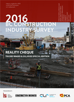 BC, Construction, Industry, Survey, 2016, Stats